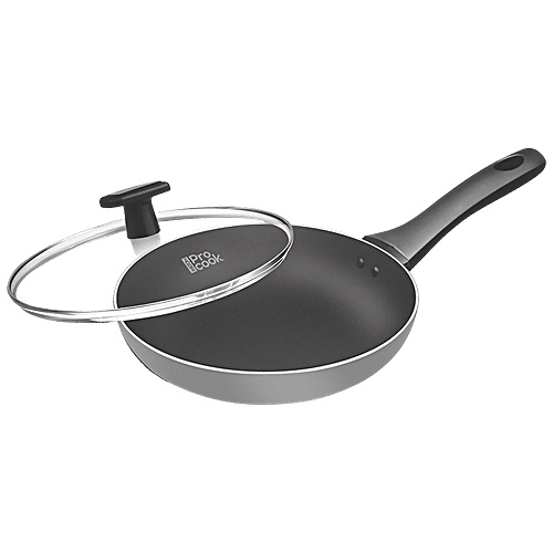 Buy Milton ProCook Fry Pan Pro Cook, With Glass Lid, Grey, Induction
