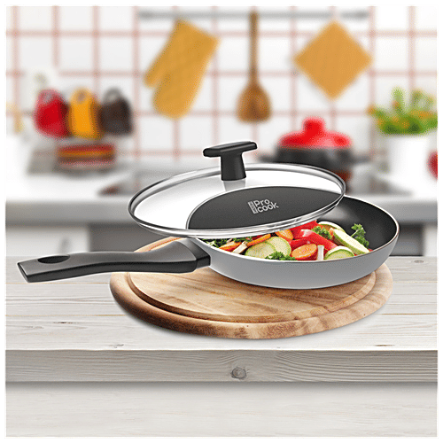 Buy Milton ProCook Fry Pan Pro Cook, Induction, With Glass Lid, Grey