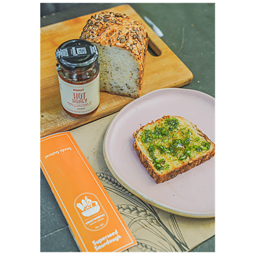 Nomad Food Project Hot Honey - Infused With Thai Chillies, 200 g Bottle Sweet & Spicy
 Versatile Condiment