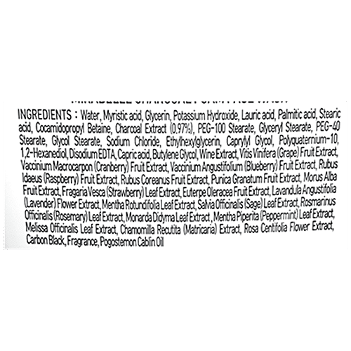 Buy Mirabelle Cosmetics Korea Charcoal Foam Face Wash Online at Best