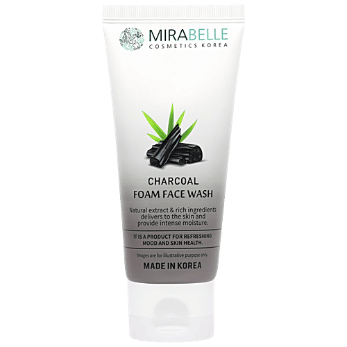 Buy Mirabelle Cosmetics Korea Charcoal Foam Face Wash Online at Best