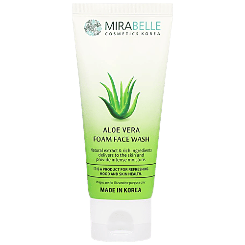 Buy Mirabelle Cosmetics Korea Aloe Vera Foam Face Wash Online at Best