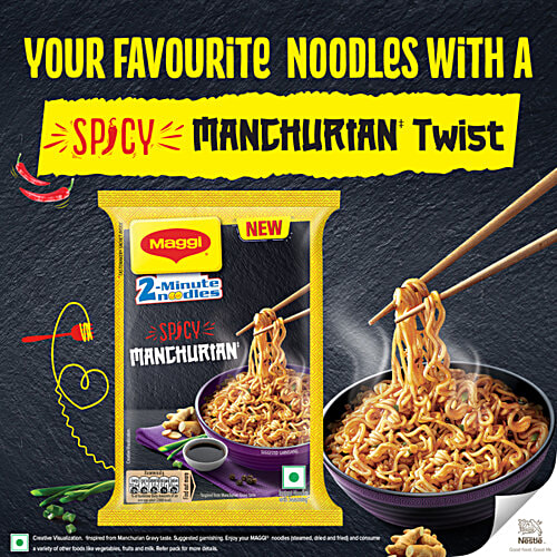 Buy MAGGI 2Minute Spicy Manchurian Noodles Online at Best Price of Rs 20 bigbasket