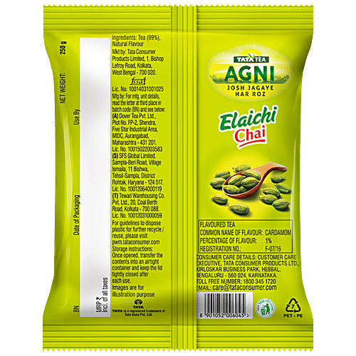 Tata Tea Agni Elaichi Chai, 250 g  