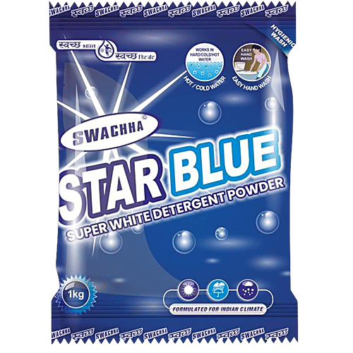 Buy Swachha Star Blue Super White Detergent Powder Online at Best Price
