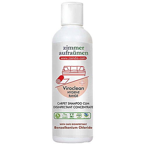 Zimmer Aufraumen Carpet, Sofa Shampoo Cleaner - Disinfectant Concentrate, 500 ml  Bio Degradable, Hassle Free