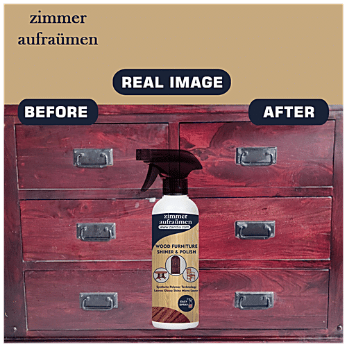 Zimmer Aufraumen Wood Funiture Shiner & Polish Spray, 475 ml Non Toxic, No Fume