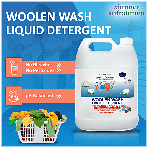 Buy Zimmer Aufraumen Woolen Wash Liquid Detergent Top Load Machine