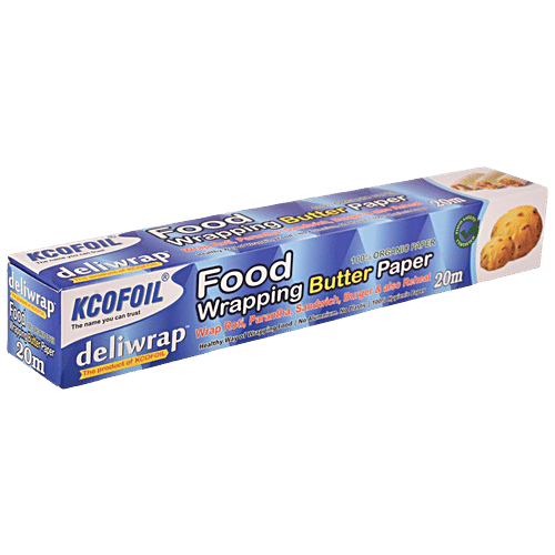 Buy KCOFOIL Food Wrapping Butter Paper 20 m Online at Best Price of Rs 229 bigbasket
