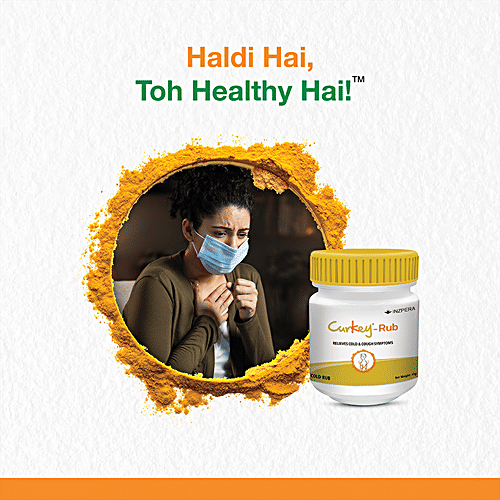 Curkey Cold Rub For Cough, Headache, Chest & Nasal Congestion, 40 g  