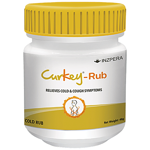 Curkey Cold Rub For Cough, Headache, Chest & Nasal Congestion, 40 g  