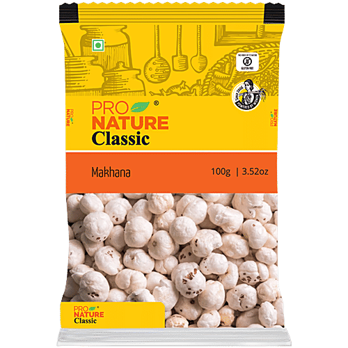 Pro Nature Classic Makhana/Phool Makhana, 100 g