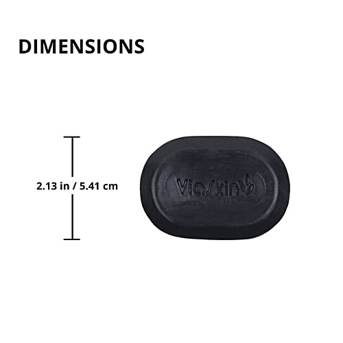 VIASKIN Charcoal Detox Soap, 75 g  