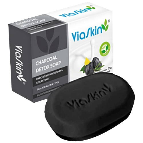VIASKIN Charcoal Detox Soap, 75 g  