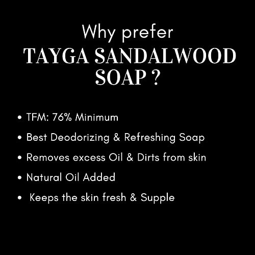 Tayga Pure Sandalwood Soap, 75 g  