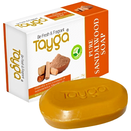 Tayga Pure Sandalwood Soap, 75 g  