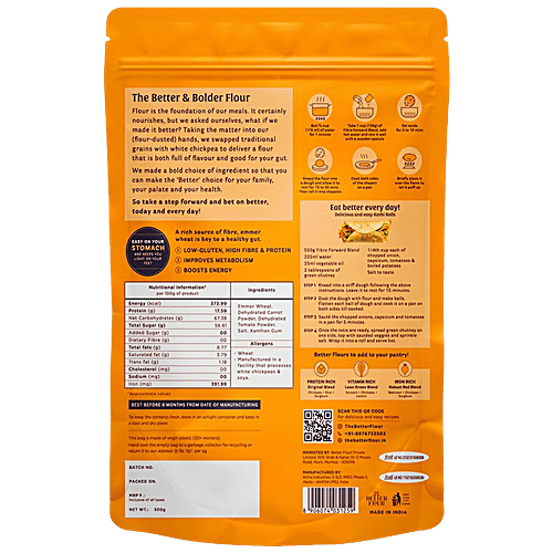 Buy The Better Flour Fibre Forward Blend Flour Emmer Wheat, Carrot