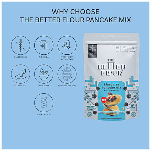 Buy The Better Flour Blueberry Pancake Mix With Chickpea Flour Online