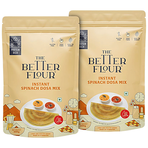 Buy The Better Flour Instant Spinach Dosa Mix Online at Best Price of