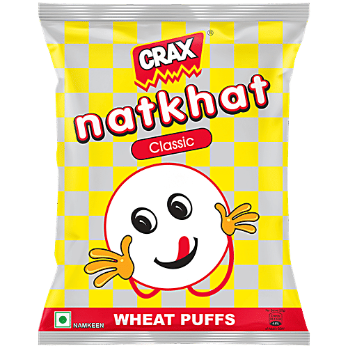 Crax Natkhat Classic Wheat Puffs, 63 g  