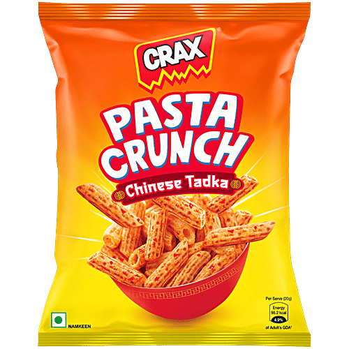 Crax Pasta Crunch Chinese Tadka Puffs, 53 g  