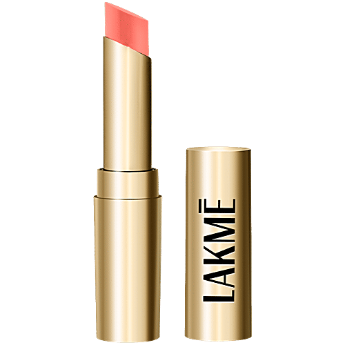 Lakme Unreal 3D Slim Matte Bullet Lipstick, 3.6 g Nude Trip Lightweight Shine