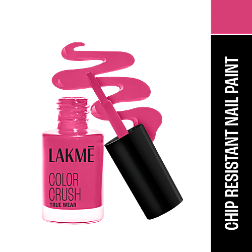 Lakme True Wear Color Crush Nail Paint - Long Lasting & Vibrant, 6 ml Shade 108 