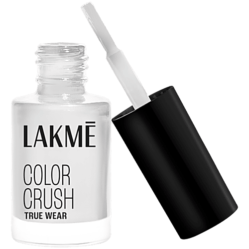 Lakme True Wear Color Crush Nail Paint - Long Lasting & Vibrant, 6 ml Shade 10 