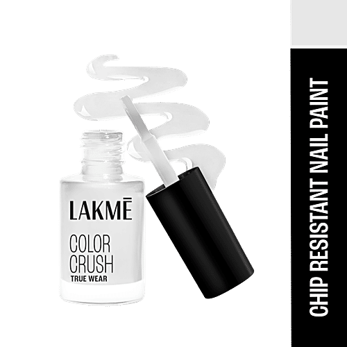 Lakme True Wear Color Crush Nail Paint - Long Lasting & Vibrant, 6 ml Shade 10 