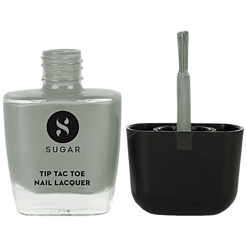 Sugar Cosmetics Tip Tac Toe Nail Lacquer Classic, 9 ml 17 Grays of God 