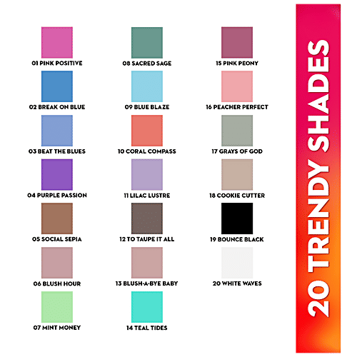 Sugar Cosmetics Tip Tac Toe Nail Lacquer Classic, 9 ml 17 Grays of God 