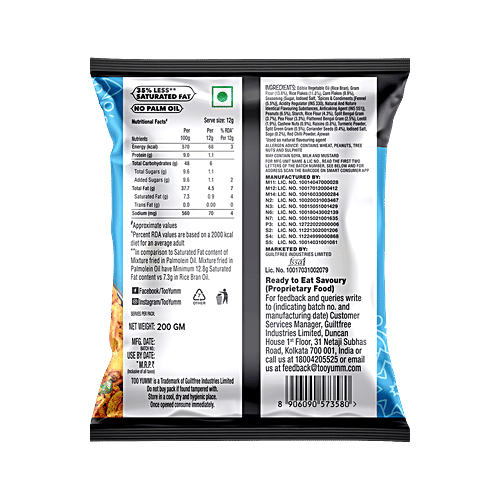 Too Yumm! Namkeen - All In One, 200 g No Palm Oil