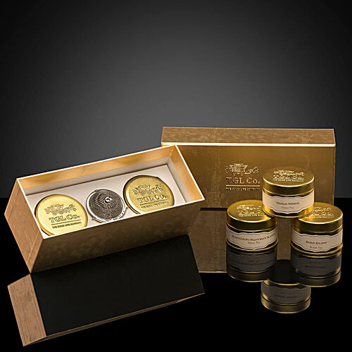 TGL Co. Luxe Gold Tea Gift set, 30 g (2N x 15 g + 1 Tea Infuser)