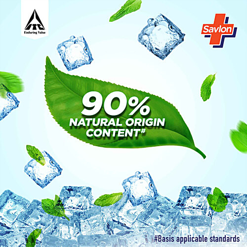 Savlon Cool Menthol & Glycerin Bathing Bar, 120 g (5 pcs) 99.9% Germ Protection