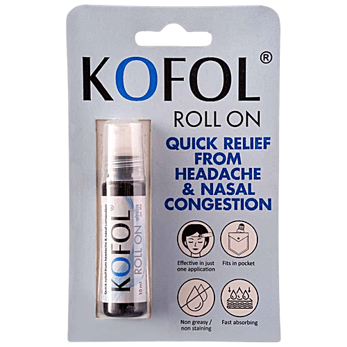 Buy KOFOL Roll On Quick Relief From Headache & Nasal Congestion