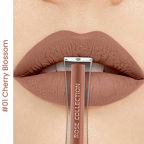 CAL Losangeles Rose Collection Liquid Lip Color, 3 ml Cherry Blossom 01 Long-Lasting, Super Pigmented, Non-Drying