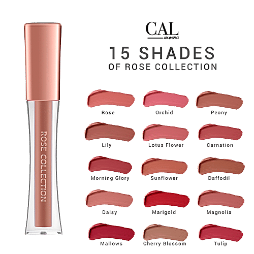 CAL Losangeles Rose Collection Liquid Lip Color, 3 ml Lily 06 Long-Lasting, Super Pigmented, Non-Drying