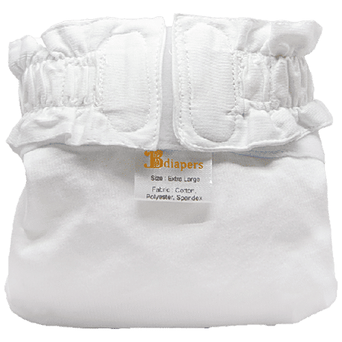 Bdiapers Disposable Baby Nappy Pads - For Washable Cloth Diapers, Medium, 6-12 Months, 30 pcs  Breathable, Chemical Free, No Fragrance & Dye, Self-Sticking