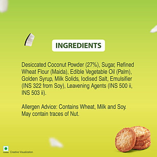 Unibic Danish Coconut Cookies, 270 g  My Favourite Pack, 30% Rich Coconut