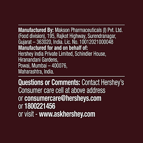 Hershey's Exotic Dark Californian Almonds Chocolate - Sprinkled With Blackberry Flavour, 90 g  Dark Cocoa Rich Flavoured Centre Chocolates