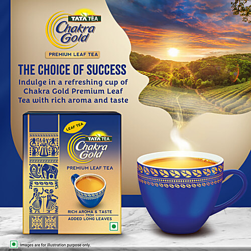 Tata Tea Chakra Gold Premium Leaf Tea, 250 g  With Added Long Leaves For Rich Aroma