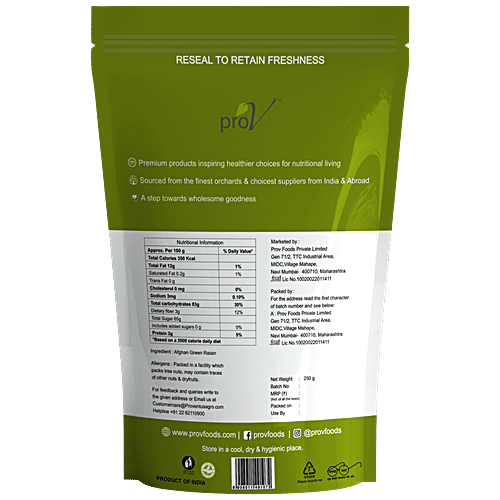 Buy ProV Premium Green Raisin Seedless Online at Best Price of Rs 195