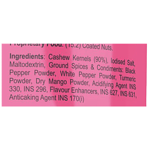 ProV Mini Cashews - Cracked Pepper, 18 g  Healthy & Crunchy Snacks