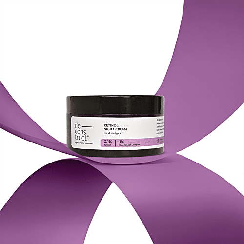 Deconstruct Retinol Night Cream - 0.1% Retinol + 1% Beta-Glucan Complex, 50 g