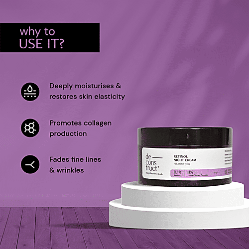 Buy Deconstruct Retinol Night Cream 0.1 Retinol + 1 BetaGlucan