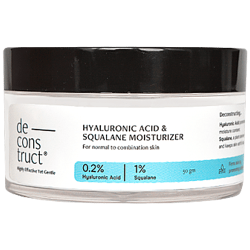 Deconstruct Hyaluronic Acid & Squalane Moisturizer - 0.2% Hyaluronic acid + 1% Squalane, 50 g  
