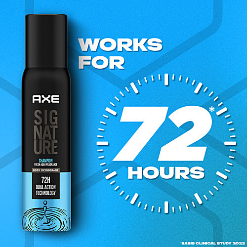 Buy Axe Signature Champion Body Deodorant Long Lasting, No Gas, For