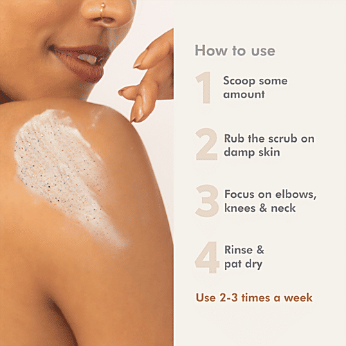 Buy mCaffeine Coffee Body Scrub With Almonds Online at Best Price of