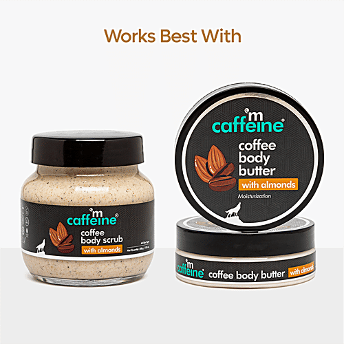 Buy mCaffeine Coffee Body Scrub With Almonds Online at Best Price of