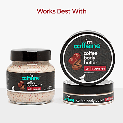Buy mCaffeine Coffee Body Scrub With Berries Online at Best Price of